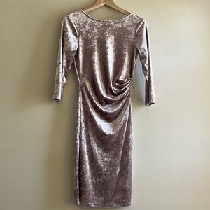 Black Collection Crushed Velvet Dress